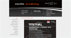 Desktop Screenshot of nordicacademy.at