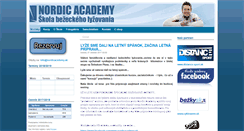 Desktop Screenshot of nordicacademy.sk
