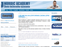 Tablet Screenshot of nordicacademy.sk